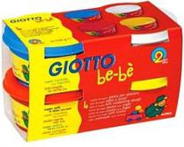 Plastilīns Giotto BeBe 999029, zila krās./balta krās./sarkana krās., 400 g