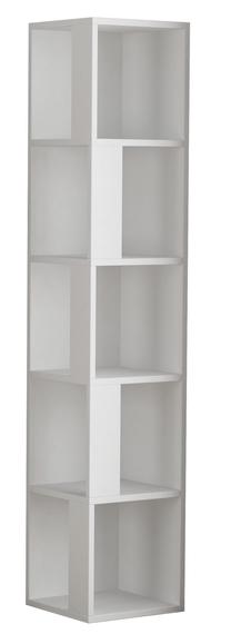 Pastatoma lentyna Kalune Design Piano 855DTE3655, balta sp., 161 cm x 34 cm x 34 cm