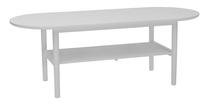 Žurnalinis staliukas, balta sp., 120 cm x 50 cm x 43 cm