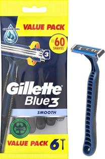 Skustuvas Gillette Blue 3 Smooth, 6 vnt