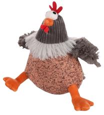 Rotaļlieta sunim, plīša manta Flamingo Tucky Chicken 522288, 23 cm, oranža krās.
