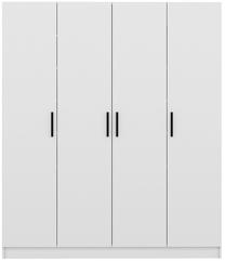 Prieškambario spinta Kalune Design Noah 8200, balta sp., 35 cm x 180 cm x 210 cm
