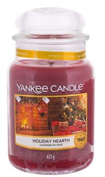Žvakė, aromatinė Yankee Candle Holiday Hearth, 150 h, 623 g, raudona sp.