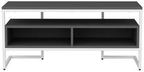 ТВ стол Kalune Design Merrion, антрацитовый цв./белый цв., 35 см x 110 см x 49.9 см