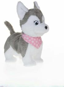 Rotaļu dzīvnieks suns Tm Toys Luna, balta/pelēka