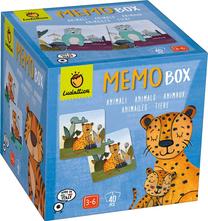 Atmiņas (memo) spēle Ludattica Memo Box Animals