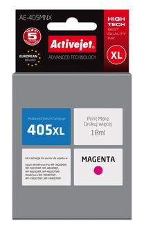 Spausdintuvo kasetė ActiveJet AE-405MNX, purpurinė (magenta) sp., 18 ml