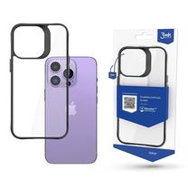 Telefona vāciņš 3MK Satin Armor, caurspīdīga krās./melna krās., Apple