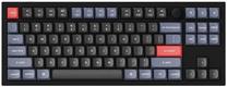 Vadu spēļu tastatūra Keychron Q3 Q3 Carbon Black Hot-Swap Gateron G Pro Blue, EN, zila krās./melna krās./sarkana krās.