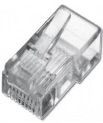 Аксессуары для сетевых продуктов Assmann Modular Plug CAT 5e RJ45, прозрачный цв.