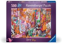 Dėlionė Ravensburger Student Days, 36 cm x 49 cm, 500 vnt., įvairių spalvų