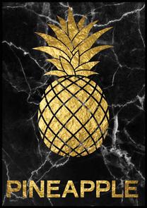 Pilt DecoKing Pineapple Blackmarble, 50 cm x 70 cm