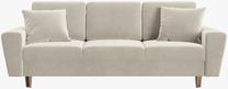 Sofa-lova Micadoni Moghan MIC_3SF_2_F2_MOGHAN1, smėlio sp., 235 x 100 cm x 88 cm