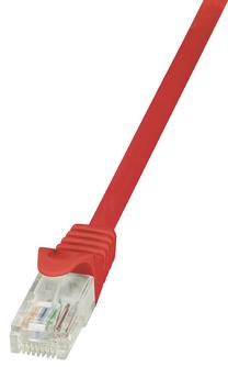 Laidas Logilink Patchcord CAT 5e UTP RJ-45 8P8C, RJ-45 8P8C, 7.5 m, raudona sp.