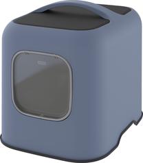 Uždaro tipo kačių tualetas Rotho, mėlyna sp., uždaras, 51 cm x 39.5 cm x 44.3 cm