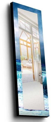 Зеркало Wallity 40120MA-028, подвесной, 40 см x 120 см, многоцветный