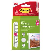 Juostelės rėmeliams kabinti 3M Command T17206C, balta sp.