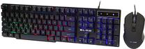 Vadu tastatūras un peles komplekts Blow Adrenaline Adrenaline, EN, melna krās.