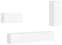 TV galds VLX 3078678, balta krās., 30 cm x 60 cm x 30 cm