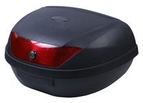 Motociklu bagāžnieks L0807, melna krās./sarkana krās.