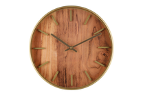 Настенные кварцевые часы 4Living Wood, дерева цв., 30 см x 30 см, 30 см