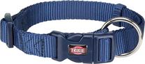Kaklasiksna suņiem Trixie Premium, zilimelns krās., 350 - 550 mm x 20 mm, M-L
