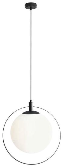 Valgusti rippuv Aldex Aura 1049G1, E27, 1 x 15 W, valge v. / must v.