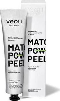 Sejas skrubis Veoli Botanica Focus Matcha Power Peel, 75 ml
