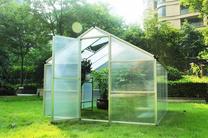 Kasvuhoone NG250-04, polükarbonaat, 2.5 x 2.5 m, läbipaistev v.