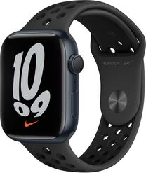 Viedais pulkstenis Apple Watch 7 GPS 45mm, pelēka krās.