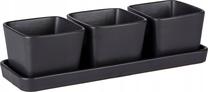 Serviravimo rinkinys Wenko, 300 ml, 10 cm x 10 cm x 7 cm, juoda sp., keramika