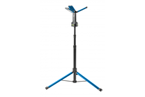 Statybinis prožektorius su stovu, nešiojamas GE HT1E450, 10 W, 1500 - 7000 lm, 6500 °K, IP54, mėlyna sp.