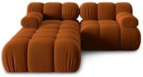 Modulinė sofa Micadoni Home Bellis MIC_0SET1_2_F1_BELLIS5, oranžinė sp., 188 x 188 cm x 63 cm
