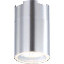 Sieninis lauko šviestuvas Globo Style, 35W, GU10, IP44, sidabro sp., 6 cm x 9 cm