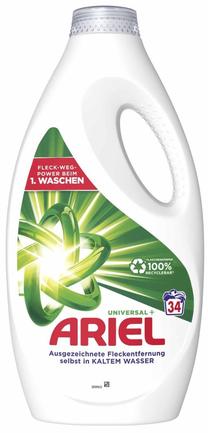 Skalbimo gelis Ariel Universal+, 1.7 l