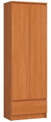 Biuro spinta Akord R60 2D 1SZ, ruda sp., 180 cm x 60 cm x 35 cm