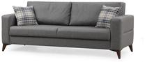 Sofa-lova Atelier Del Sofa Kristal 3, tamsiai pilka sp., 217 x 90 cm x 86 cm