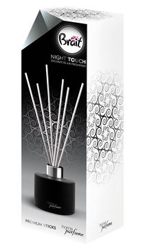 Mājas aromatizētājs, smaržu kociņi Brait Home Perfume Night Touch, 100 ml