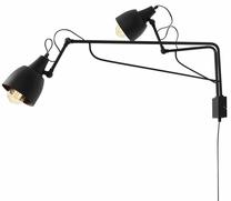 Valgusti seinale Aldex Soho 2 1002D1, E27, 2 x 15 W, must v. / must v.