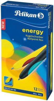 Lodīšu pildspalva Pelikan Energy K21, daudzkrāsaina, 12 gab.