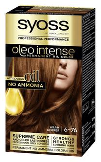 Kраска для волос Syoss Oleo Intense, warm copper цв., 6-76, 115 мл