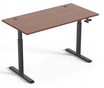 Datorgalds regulējams augstums Up Up Ragnar KD-57051PT/D22-20N, 75 cm x 150 cm, 73 - 123 cm, brūna krās./melna krās.