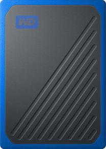 Kietasis diskas Western Digital My Passport Go, SSD, 1 TB, mėlyna sp./juoda sp.