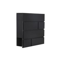 Pašto dėžutė Haushalt PW-612-7, pilka sp., 15 cm x 37 cm x 37 cm