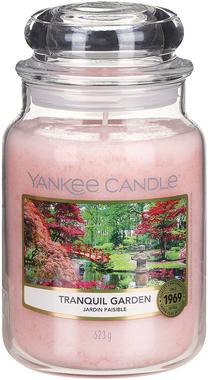 Žvakė, aromatinė Yankee Candle Tranquil Garden, 110 - 150 h, 623 g, rožinė sp.