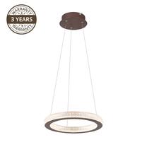 Valgusti rippuv Domoletti Rich 19111-S, LED, 4000 °K, 1 x 24 W, ilma katteta / hõbe v.