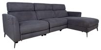 Kampinė sofa Home4you Mildred, pilka sp., 164 x 271 cm x 100 cm