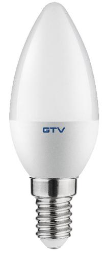 Lemputė GTV LED, C30, 4000 °K, E14, 6 W, 520 lm