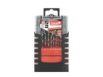 Metalo grąžtų rinkinys Tvardy T02001, plienui, sraigtinis, tiesus, 1-10 mm x 15 cm