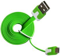 Vads Vakoss USB 2.0 A male, Micro USB male, 1 m, zaļa krās.